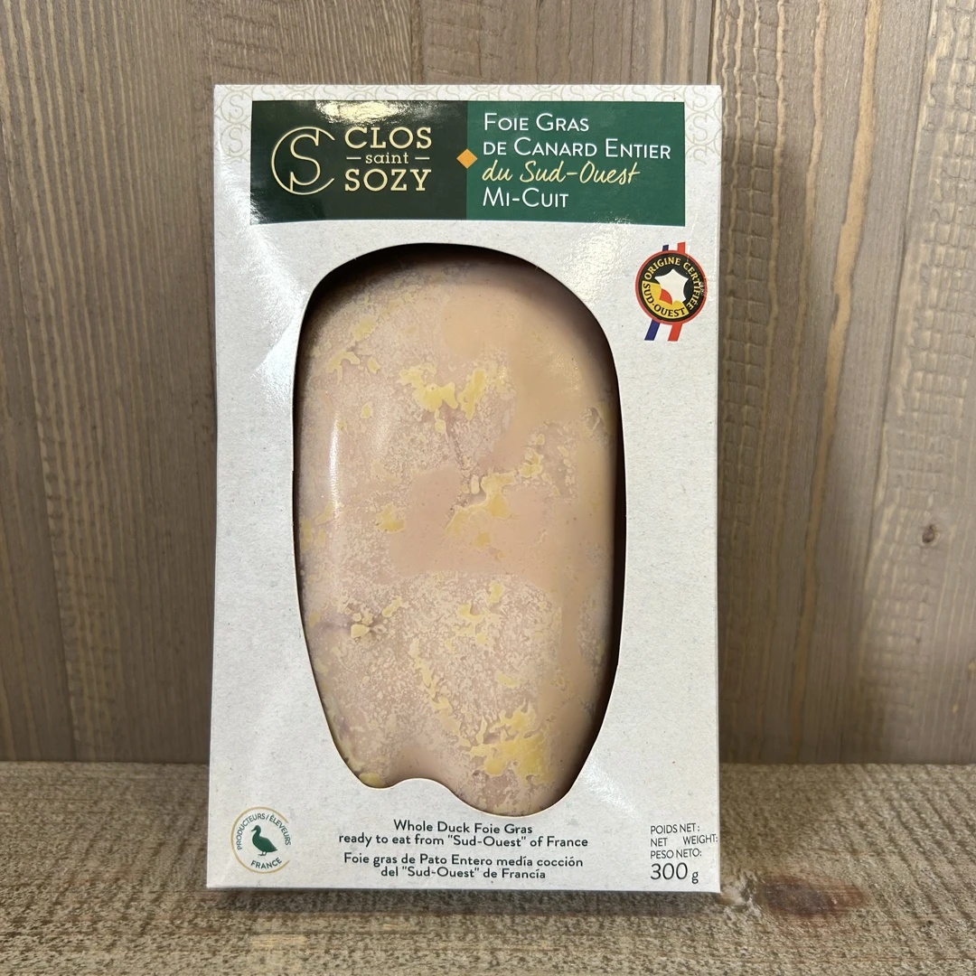 Foie Gras de Canard Entier Mi-Cuit