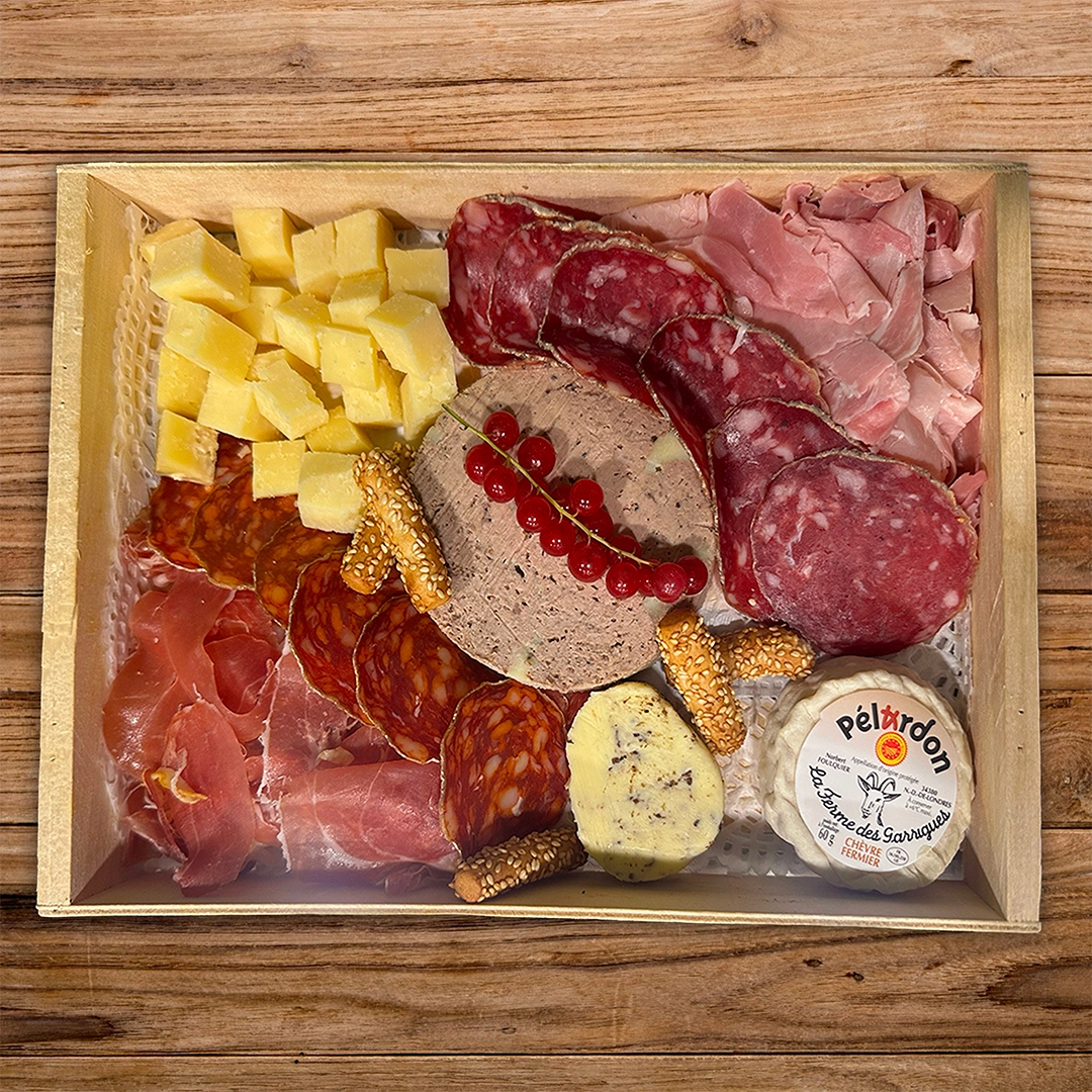 Plateau Charcuterie & Fromages Apéro – 2 personnes