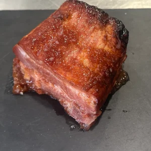 Travers de porc sauce barbecue